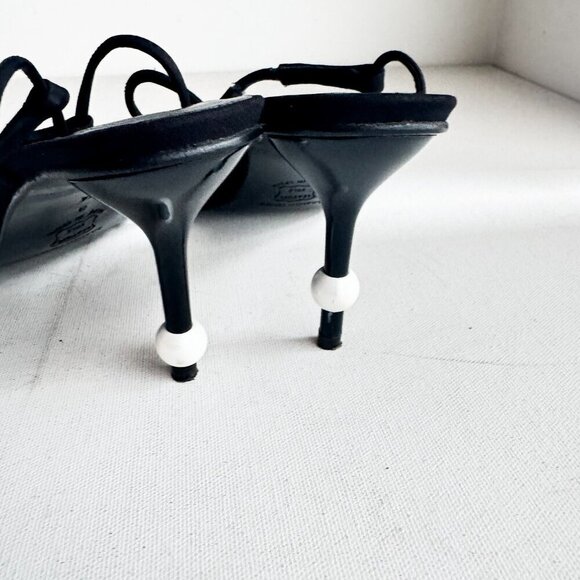 Ramon Tenza Beaded Strappy Heels 8 - Picture 5 of 10